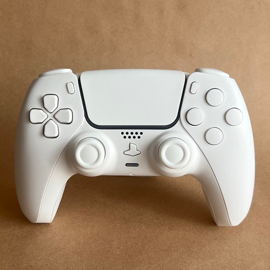 Custom PS5 Controller with Ginfull TMR joysticks - Stealth White