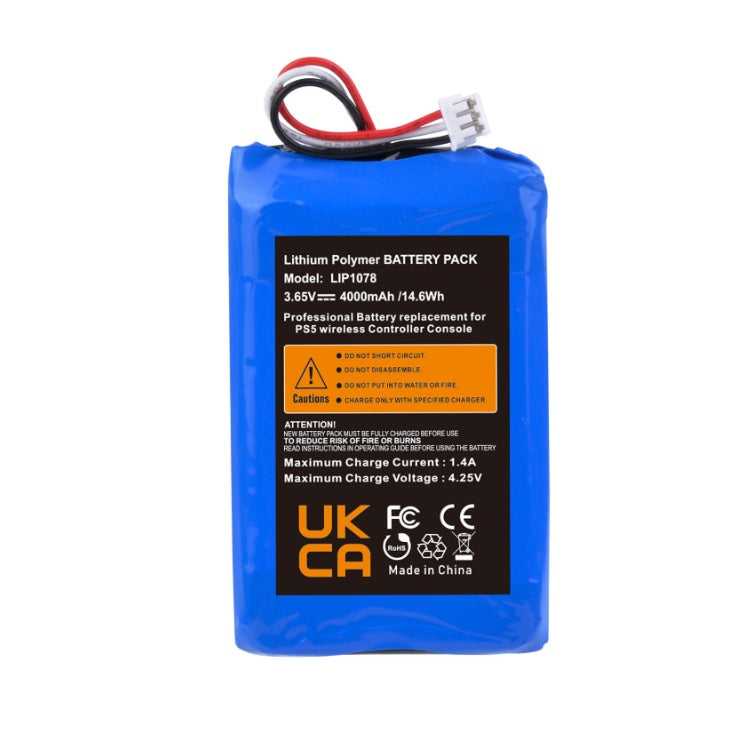 4000mAh Li-Ion Battery for PS5 Dualsense